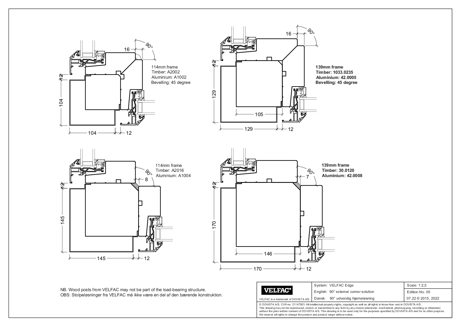 VELFAC Edge hjørneløsninger